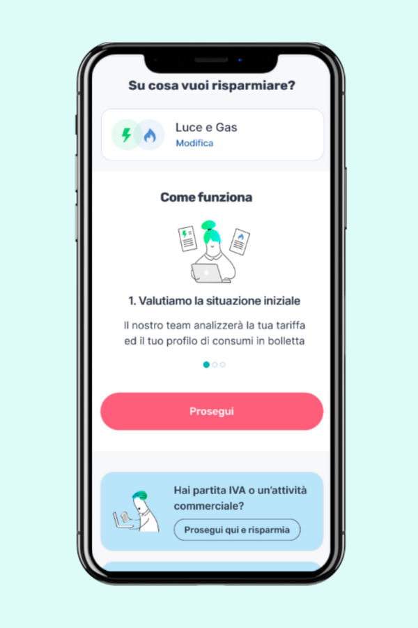 switcho schermata esempio