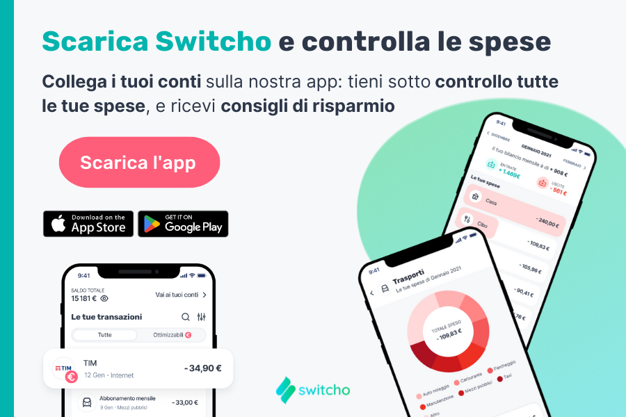Controlla le spese con l'app di Switcho