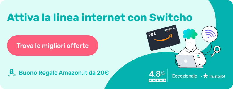 Attiva internet e ottieni un Buono Regalo Amazon.it